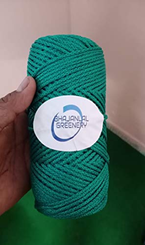 Sandcastle Agro Rope 3mm × 125 Mtrs – UV Protected Strong Nylon Multipurpose Rope for Farming, Gardening, Clothesline, Outdoor Use & Home Applications (Green)
