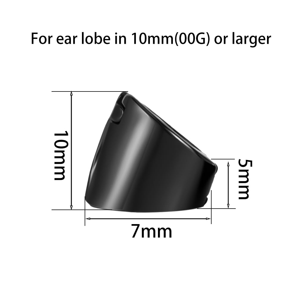 Vankula Peso Lobo Pesi Orecchie ear weights dilatatori Polsino Clicca in Acciaio inossidabile lobi piercing espansori Gioielli Uomo Donna 10mm 16mm 19mm