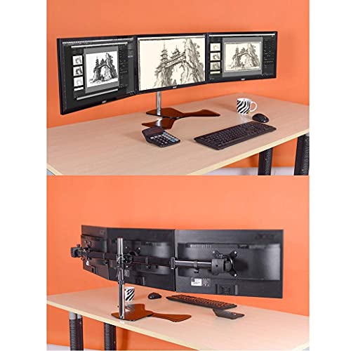 Support pour téléviseur et moniteur PC LCD LED avec fixation de table réglable - 6