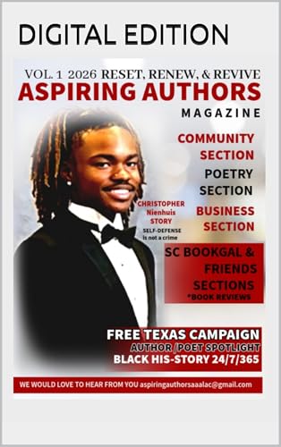 Jan. 2026 Vol.1 Aspiring Authors Magazine : Justice for Christopher Nienhuis (2026- ASPIRING AUTHORS MAGAZINE)