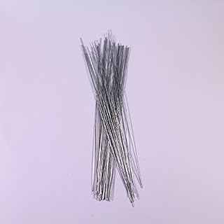 Galvanised Steel Silver Florist Wire Flexible for Modelling 30cm Long 75g Pack of 50 by BCreative ®