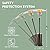 ELLUROOW 48,000 BTU Patio Heater with Sand Box for Outdoor Use, Portable Propane Heater, 18 Ft heat range, Bronze