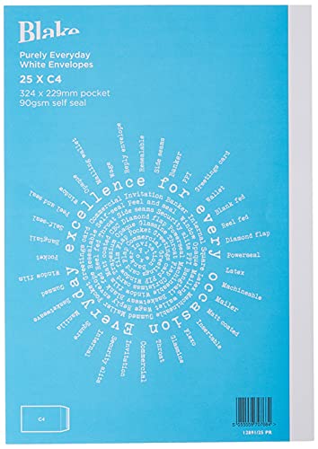 Purely Everyday enveloppen, zelfklevend, C4, 324 x 229 mm, wit, 25 stuks - Afbeelding 4