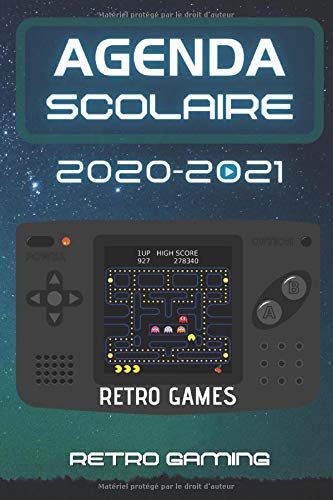 Télécharger AGENDA SCOLAIRE 2020-2021 RETRO GAMING: Agenda Rétro école primaire collège lycée étudiant geek Livre PDF Gratuit