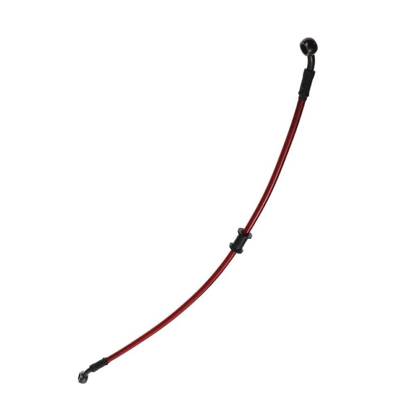 Ksxzw Black- Silver Motorbike Part Motorbike Accessories Motorcycle Brake Line Braided Steel Hydraulic Clutch Oil Hose Tube 800Mm(Black- Silver)
