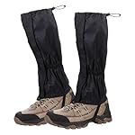 YYTECH 1 par de polainas de senderismo, al aire li...: 【Material premium】: las polainas de senderismo están hechas de material de fibra de poliéster de alta calidad, son impermeables, resistentes al viento y a la nieve, a prueba de arena, resistentes a la suciedad, ligeras y transpirables, con buen efect...