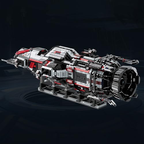 FunXylophy Sci-Fi Battleship Spacecraft Building Block Set, Expedition Collectible Space Adventure Construction Kit, for Adults - 6395PCS - Image 5