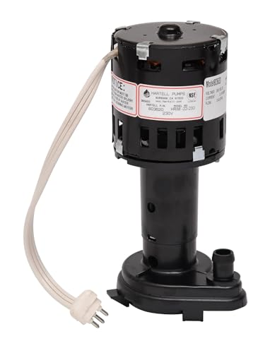 HARTELL HRIM-22-230 Replacement Ice Machine Pump, Replaces GPP-1MH-2P, GPP-3MH-2P, GPP-4MH-2P, GPP-3MH-2P6, 9161076-02, 9161079-02, 9161079-03 and 9161079-06