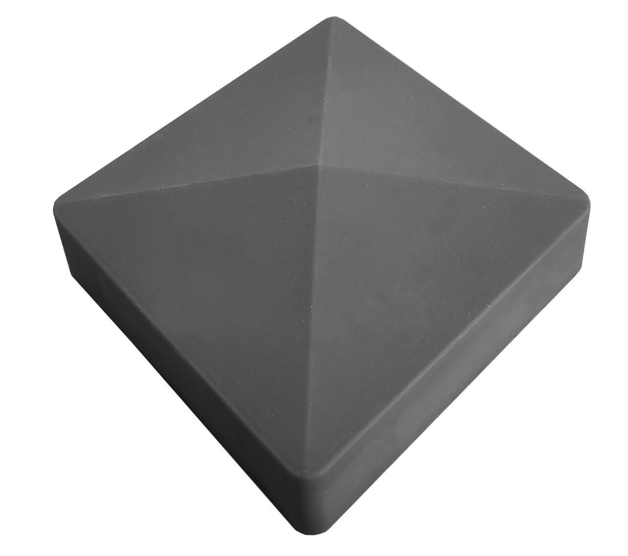 WPC Zaun Zaunpfosten Aluminium Mittelpfosten Anthrazit 270 x 6,8 x 6,8 cm