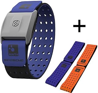 Scosche Rhythm+ Heart Rate Monitor Armband- Optical Heart Rate Armband Monitor with Dual
