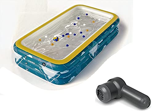 StarAndDaisy GenNext Smart Wireless Inflation Pool with Wireless one Touch Inflation for Kids and Adult & Family Pool (3 Meter Pool with Wireless Inflation)