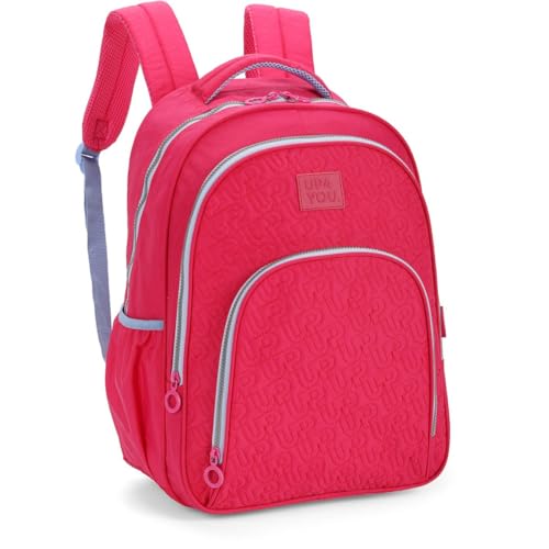 Mochila Escolar, Up4you, G, Vinho, Luxcel