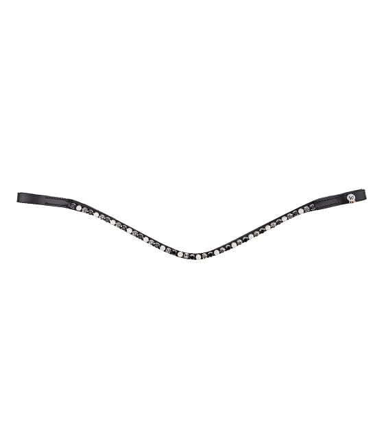 Waldhausen Diadema X-Line Glam, negro, negro/blanco/gris, VB