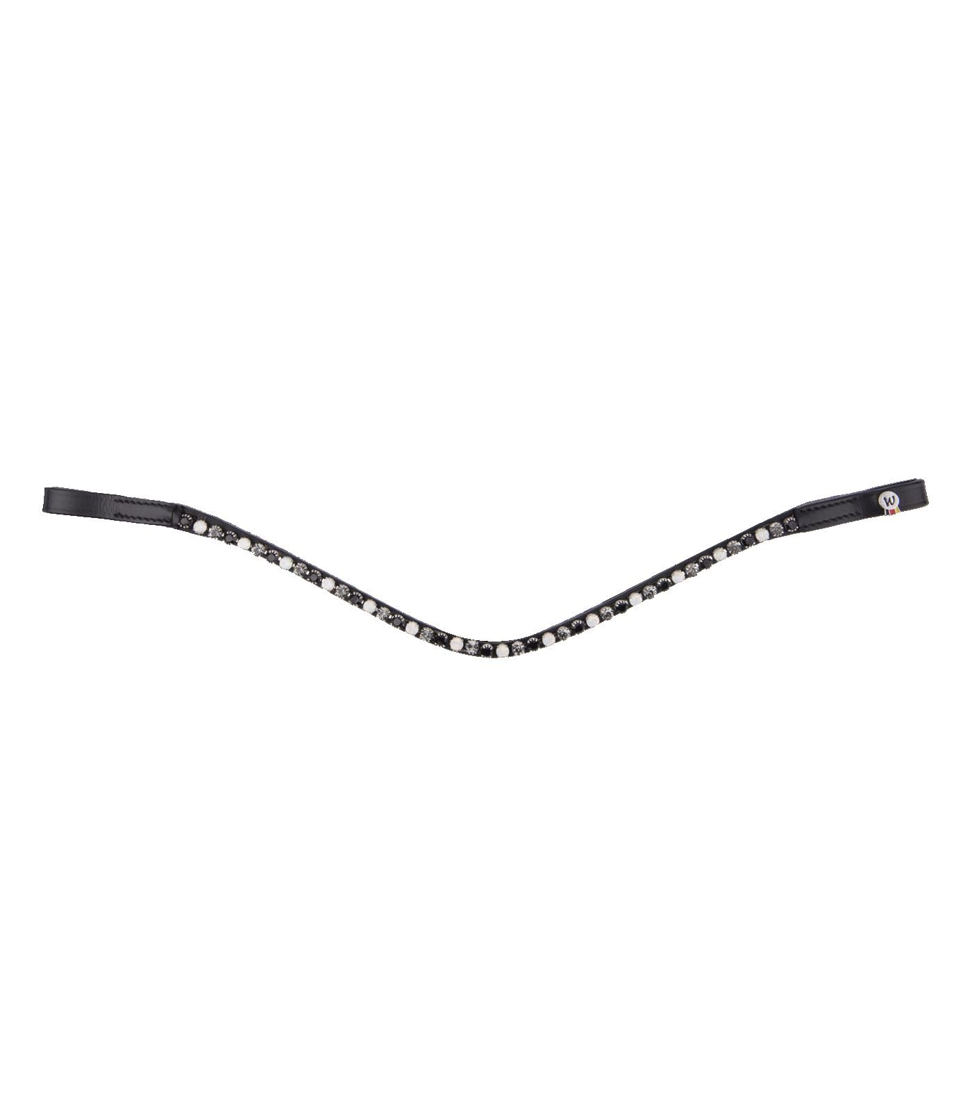 Waldhausen Stirnband X-Line Glam, schwarz, schwarz/weiß/grau, VB