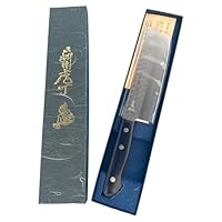 ★新品送料込★堺正孝青紙梨地鍛造三徳包丁180mm口金付 堺 孝行 青ニ鋼 本焼 三徳包丁 180mm – 清助刃物