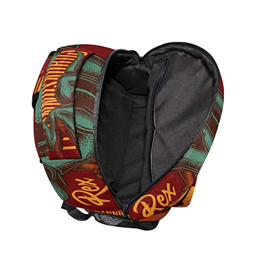 Sac de voyage dinosaure vintage aux finitions soignées