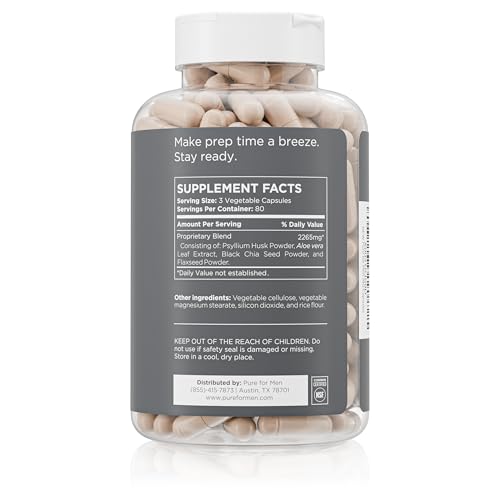 image for Pure for Men Original Cleanliness Stay Ready Fiber Supplement | Helps 