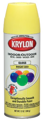 12 Oz Bright Idea Yellow Indoor and Outdoor Spray Paint