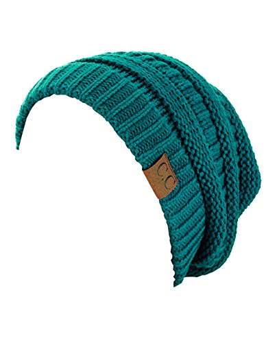 Image of Cambridge Select Thick Slouchy Knit Oversized Beanie Cap Hat