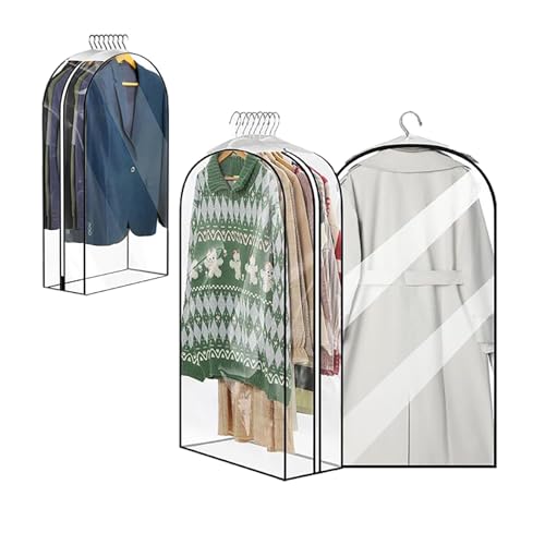 Housse de protection vêtement longue transparente rangement dressing
