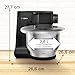 Bosch Küchenmaschine MUM Serie 2 MUMS2EB01, Edelstahl-Schüssel 3,8 L, Planetenrührwerk, Knethaken, Schlag-, Rührbesen Edelstahl, Durchlaufschnitzler, 3 Scheiben, 700 W, schwarz