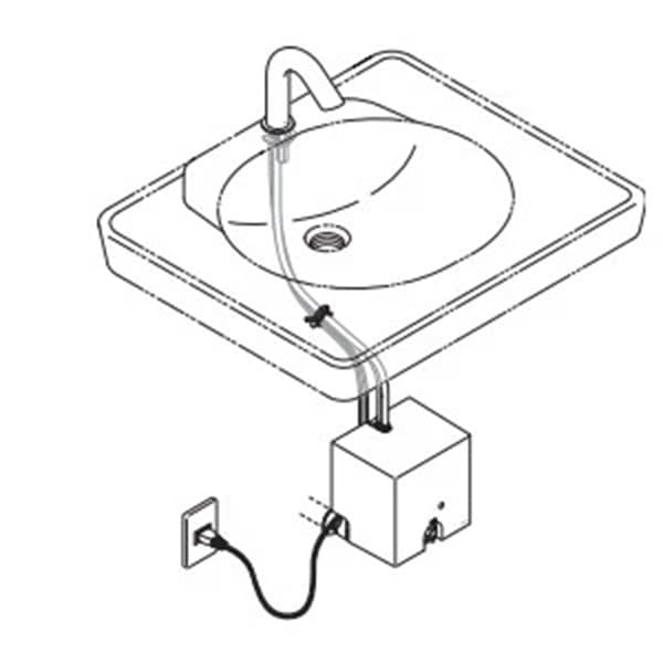 Amazon | アクアオート 自動水栓機能部 (単水栓、発電) TLE03505JA (旧 