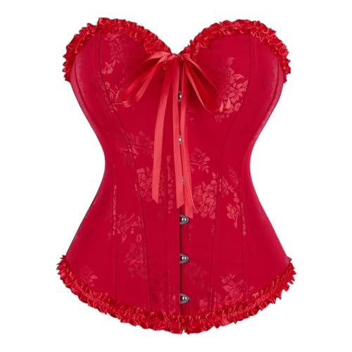 Image of frawirshau Women's Overbust Costume Corset Renaissance Victorian