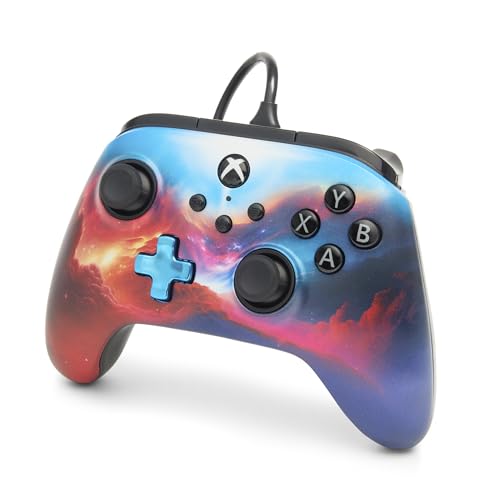 PowerA Advantage Manette Filaire pour Xbox Series X|S, Manette de Jeu, Manette de Jeu vidéo Filaire, Manette Gaming, USB-C, Fonctionne avec Xbox One, sous Licence Officielle - Epoch Anomaly