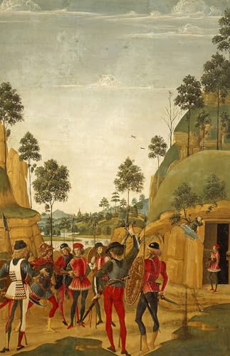 Impression toile San Bernardino Pinturicchio 60x90cm au rendu mat anti-reflet pour séjour