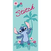 Jerry Fabrics Disney Stitch - Toalla de Playa y baño, 70 x 140