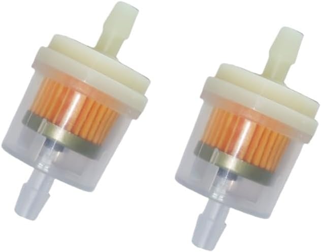 Fit For Silicone Tube Flexible Rubber Hose Inline Petrol Fuel Filter For Lawn Mower Fuel Engine ATV On Or Off Tap