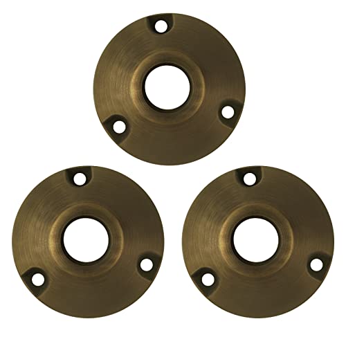 Cheopha Solid Brass Landscape Light Base Mount Bracket