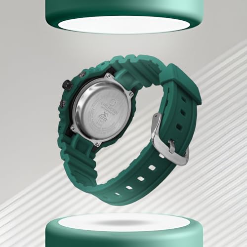Image of Carlington Velocity Series Analog-Digital Sports Watches for Men and Boys with Alarm, Stopwatch, Backlit Display, Dualtime, Silicone Rubber Strap, Water & Shock Resiatant - CT 8120