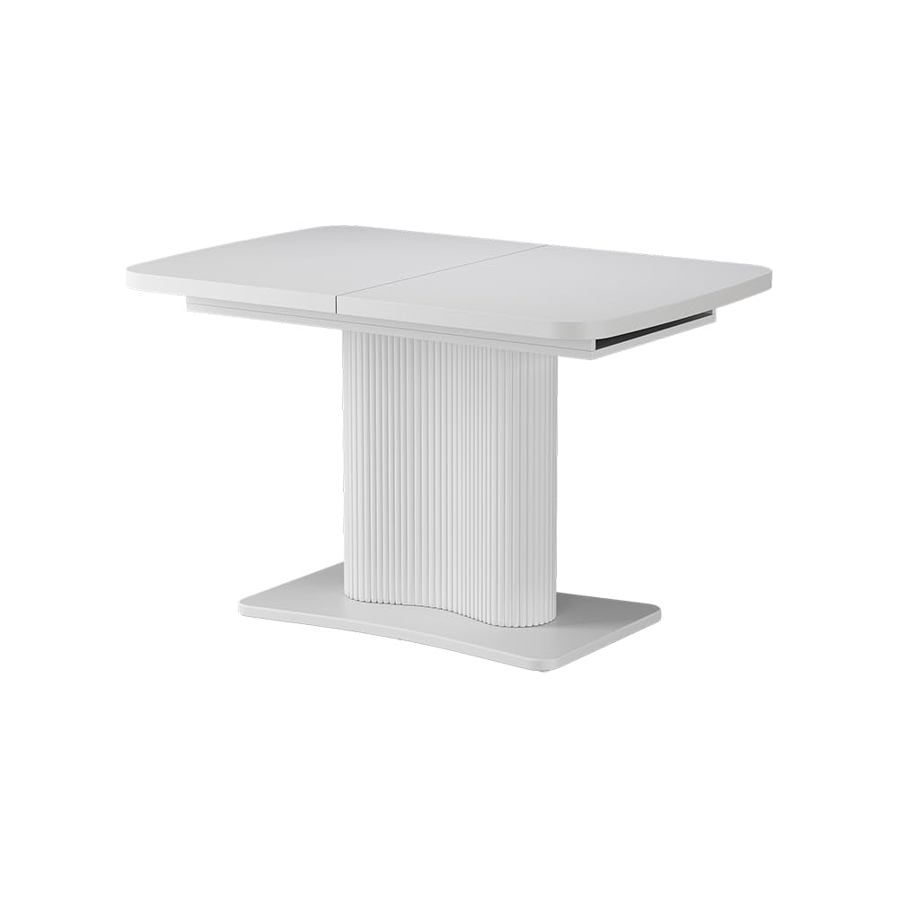 Vicco Esstisch Fenaro, Weiß, 120-160 x 80 cm