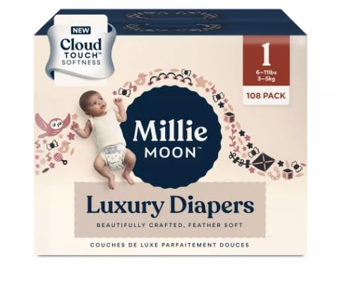 Miniatura 2 de Generic Pañales y toallitas desechables de lujo Moon Baby Shower, idea de regalo, vegano, 324