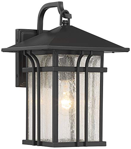 John-Timberland-Syon-Mission-Outdoor-Wall-Light-Fixture-Painted-Bronze-14-Seeded-Clear-Glass-Lantern-for-Decor-Exterior-House-Porch-Patio-Outside-Deck-Garage-Yard-Front-Door-Garden-Home John Timberland Syon Mission Outdoor Wall Light Fixture Painted Bronze 14 Seeded Clear Glass Lantern for Decor Exterior House Porch Patio Outside Deck Garage Yard Front Door Garden Home