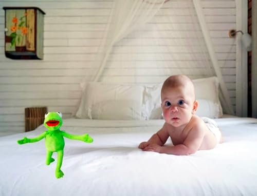 Yiyo YY012 16 Inch Kermit The Frog Plush Doll,Soft Kermit The Frog Stuffed Plush.Green Color. thumb #5
