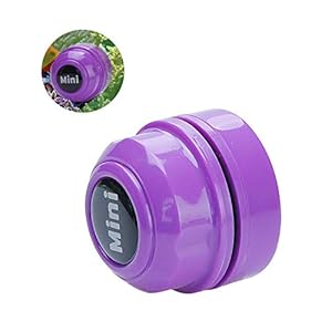 TOWEAR mini spazzola magnetica per acquario, detergente per acquario, detergente per vetri per acquario, mini magnete portatile resistente, pulizia per la rimozione di acquari e alghe (viola)