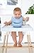 Nibble and Rest Woodsi Footsi Highchair Footrest for IKEA Antilop, Bamboo Wooden Footrest, Height Adjustable, High Chair Accessories,Suitable Footstool with Rounded Corners