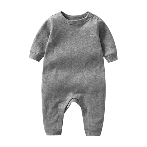 Image of Jomixa Unisex Baby Onesie, Long Sleeve 100% Cotton Baby Clothes, Baby Footless Jumpsuit