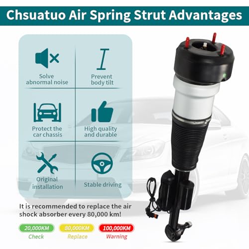 Front Right Air Suspension Shock Absorber Strut 2213201838 for Mercedes-Benz S550 S450 S350 CL550 2007-2013 4MATIC AWD OE 2213200538 by chsuatuo - Used condition - Image 6