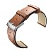 Ticwatch E Ticwatch 2 Leather Watch Band Accessory Watch Strap for Ticwatch 2 Ticwatch E Stylish 20mm (Brown)