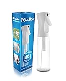 Continuous Mist Empty Spray Bottle For Hair, 10 Oz - Salon Quality Mold-Resistant 360 Water Misting Sprayer - Pressurized Aerosol Stylist Spray Mister BPA Free