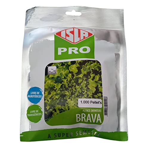 Sementes de Alface Mimosa Brava Peletizada (1000 un) ISLA