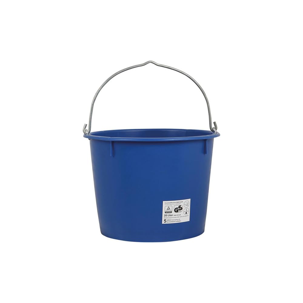 Cubo de construcción de 20 l, color azul.