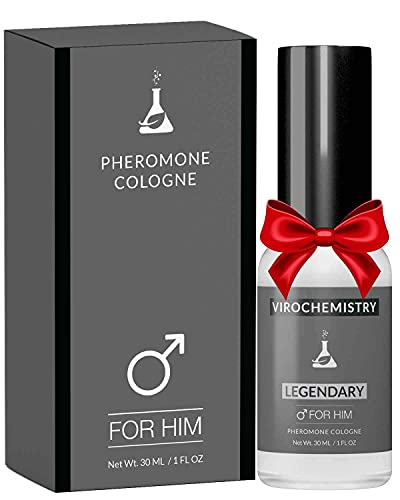 VIROCHEMISTRY Pheromones to Attract Women for Men (Legendary) - Exclusive, Ultra Strength Organic Fragrance Body Cologne Spray - 1 Fl Oz (Human Grade Pheromones to Attract Women)