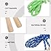 BESPORTBLE 2pcs Adjustable Jump Rope for Boys and Girls Soft Rope for Fitness and Endurance Training for Physical Education and Outdoor Exercise