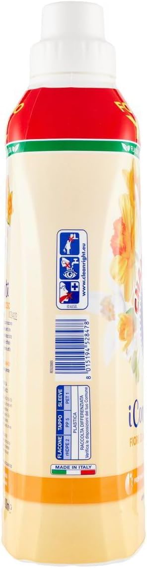 Chanteclair I Concentrati XXL – Suavizante concentrado, aroma a azahar y narciso, para ropa suave y perfumada, 70 lavados, 1400 ml + llavero Beni Culinari gratuito