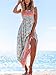 CUPSHE Women's Maxi Dress Ditsy Floral Smocked Summer Sundress Sleeveless Ruffled Spaghetti Straps Long Beach Formal Dress Mint Floral, XS