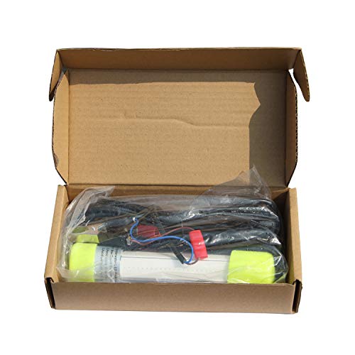 Jogffde Underwater Led Fishing Light - Super Bright 16000 Lumens 20W 12V Submersible Fishing Light Attractants Underwater Deep Drop Light #TOP4